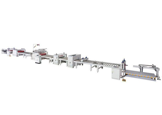 2.7-50mm Cold Glue Air Pressure Laminating Machine Production Line