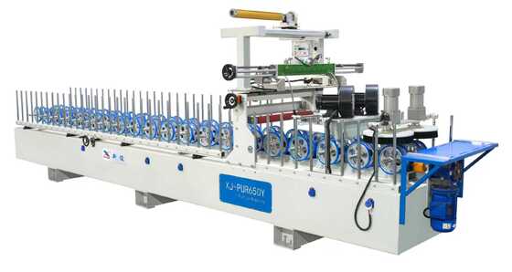 Wood Hot Glue Pur Profile Wrapping Machine For Veneer