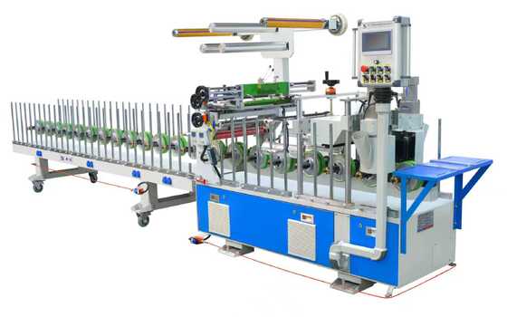 PUR 450 Glue Wood Profile Wrapping Machine 6000*2000*6000mm