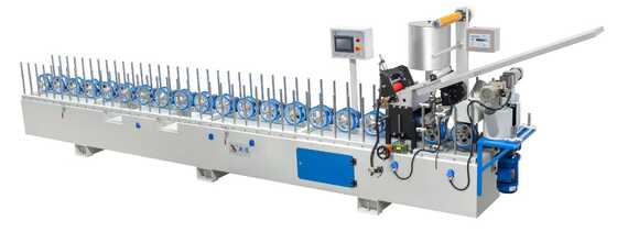 Woodworking Hot Glue Profile Wrapping Machine AC380V 50hz FOR venner