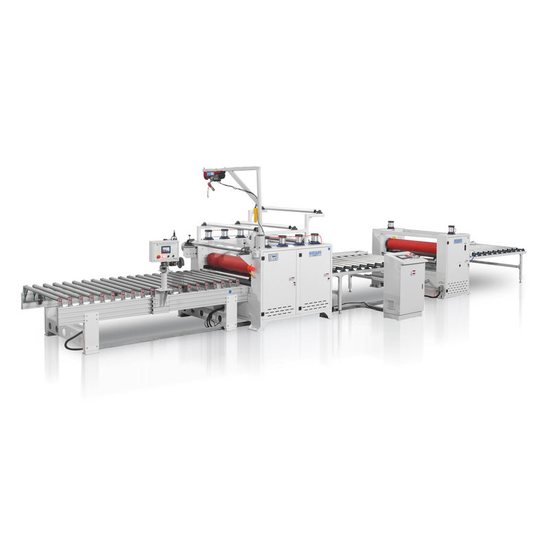 Semi Automatic Water Base Glue Machine , Laminating Machinery